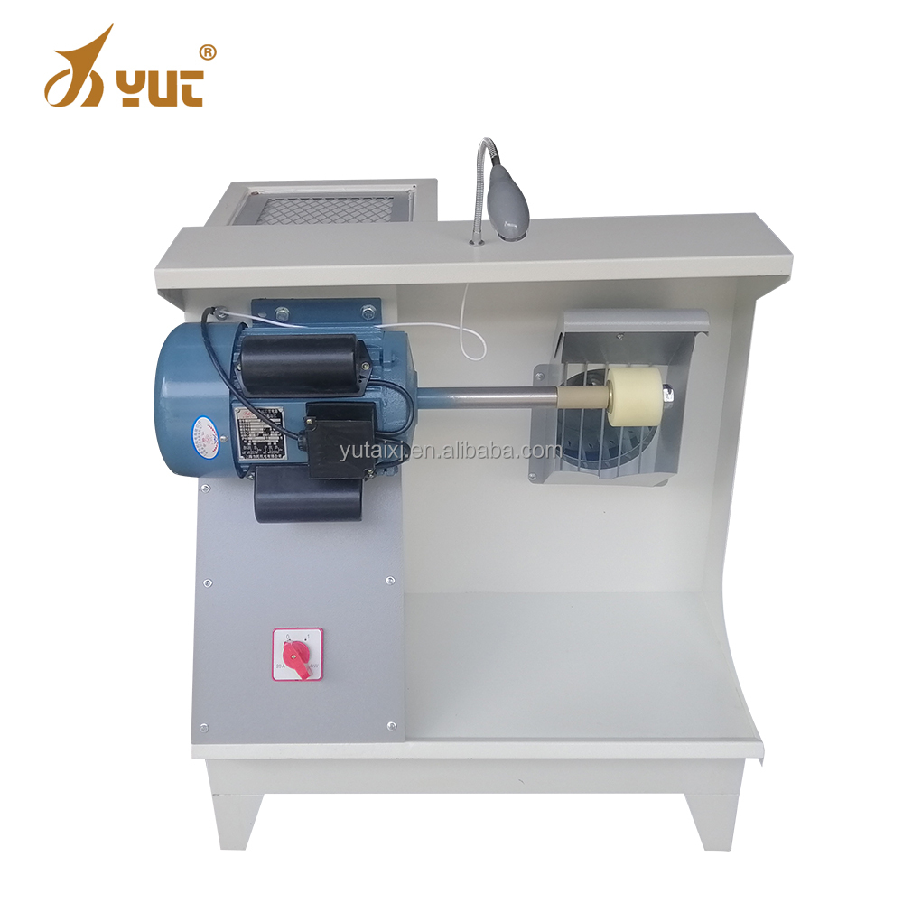 Single Headed Leather Edge Burnishing Machine High Accuracy With Dust Collection