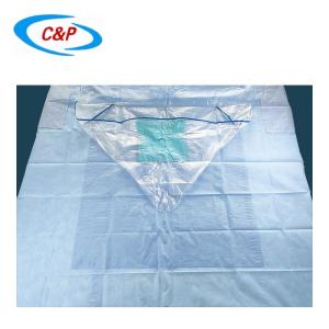 Quality Medical Knee Arthroscopy Drape Disposable Surgical Sheets Blue Waterproof wholesale