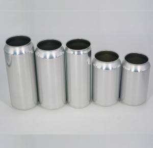 Quality 52mm 330ml Aluminum Alcoholic Beverage Cans 3.9GSM Coating wholesale