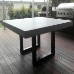 High Quality Sturdy GRC Tables Garden Concrete Furniture Table Sets In