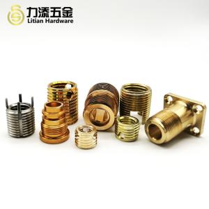 Quality M12 Precision CNC Machining Parts Brass Threaded Inserts Polished wholesale