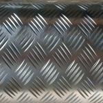 ASTM 5056 Embossed Surface Aluminum Checkered Plate 500mm Width For Stairs