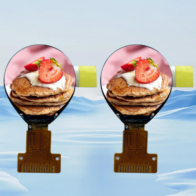 1.72 Inch Circular Lcd amoled Display with 466（RGB）X 466 resolution
