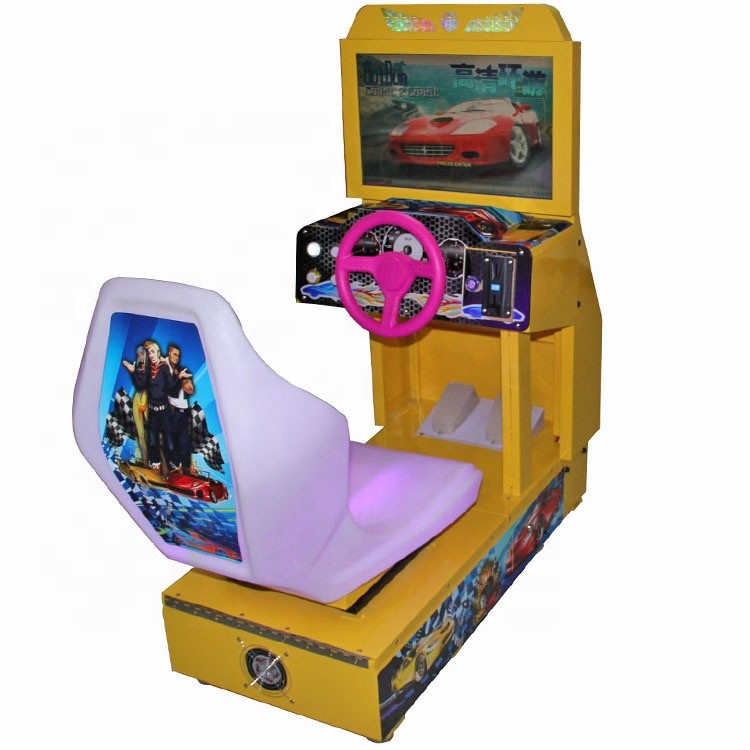 Amusement Racing Car Kids Arcade Machine For Mall