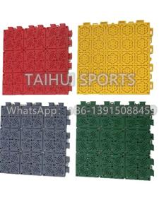 Quality Indoor / Outdoor Basketball Court Tiles , PP Interlocking Sports Flooring Tiles wholesale