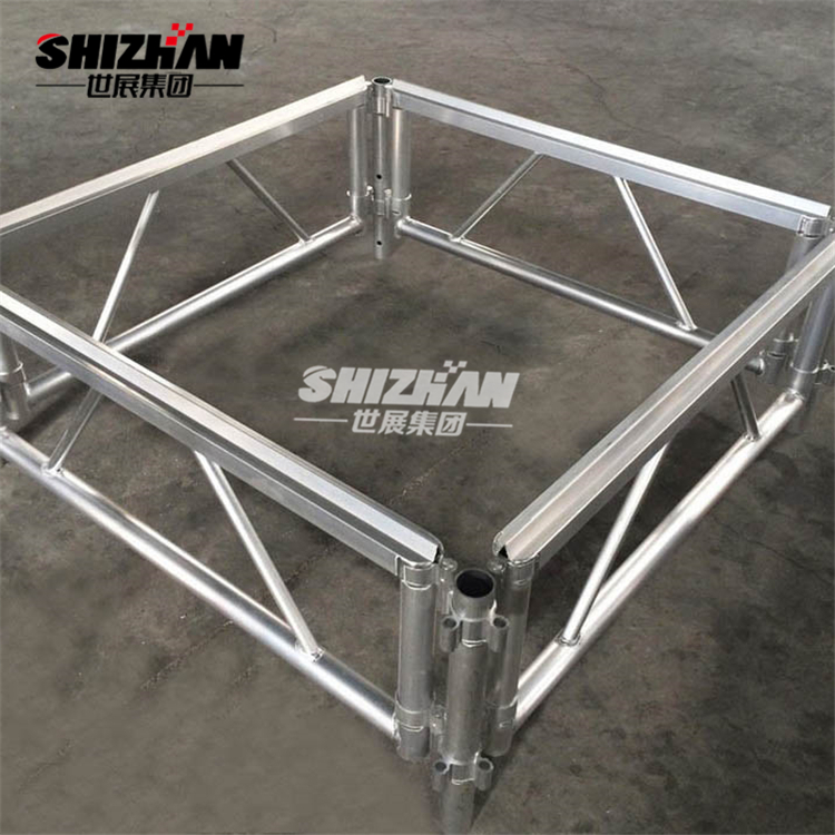 1.22*1.22m Aluminum Rock Concert Glass Stage Portable Floor Platform