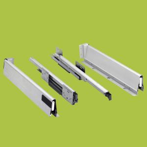 furniture hardware soft closing damping drawer slide with paint 1416182022