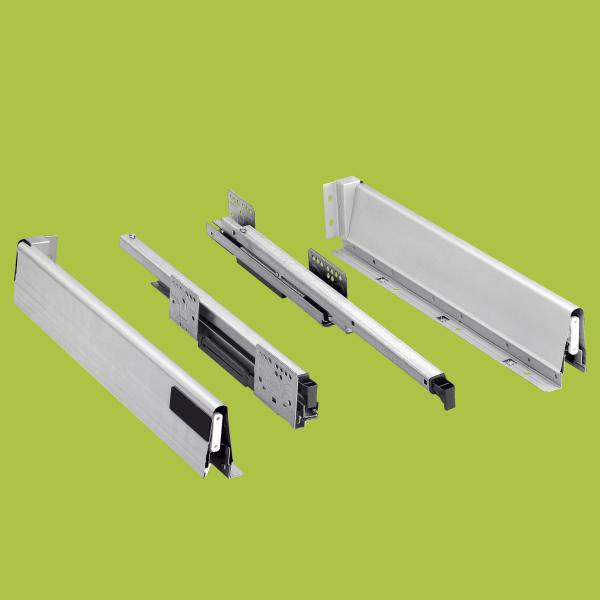 Cheap furniture hardware soft closing damping drawer slide with paint 14"16"18"20"22" for sale