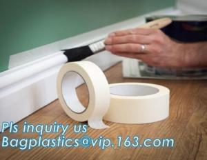 Quality Car painting spray multi colored rice paper masking tape,Painters tape 2inch blue crepe paper multi use Automotive wall wholesale