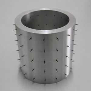 Quality Needle Perforating Pin Sleeves Pinned Rollers In Aluminium Alloy wholesale