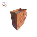 Foldable Large Printed Paper Bags / Kraft Paper Shopping Bags