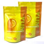 Food Grade Glossy Stand Up Zipper Plastic Bag For Vitamin Packaging Bag