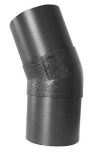 Quality MDPE SDR11 SDR17 DN63-DN450 PE Butt Fusion 22.5 Degree Pipe Elbow wholesale