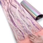 Wholesale price bridal beaded lace fabric mesh african lace fabric for wedding