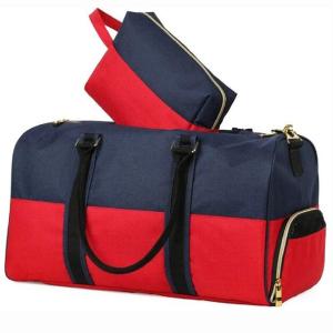 Quality Waterproof Sport Gym Travel Canvas Duffle Bag With Shoe Compartment wholesale