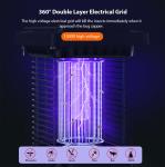 Solar Bug Zapper Outdoor & Indoor Mosquito Zapper Waterproof Fly Trap Portable