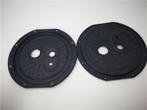 Quality Aluminum Electric Cooker Heating Baseplate Metal Stamping Parts With Black Powder Painting wholesale