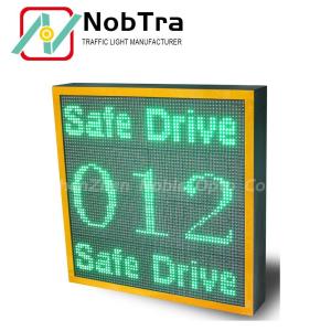 Quality IP54 Certified NBP10-L4 Solar LPR Speed Sign with Remote Phone APP Control wholesale