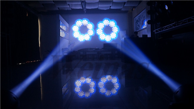 Disc Night Club Stage Moving Head Light 7 Color Effect 8 Prism With Gobos