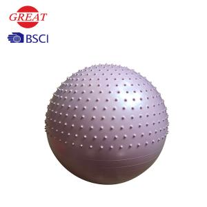 Quality BSCI Yoga Function Half Massage 65cm PVC Gym Ball wholesale