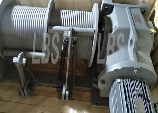 Cheap 5T Double Drum 190MM Electric Winch Machine With Emergency Brake for sale
