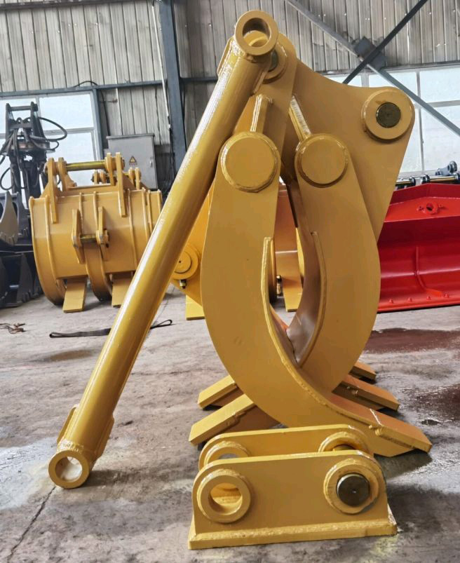 5-50 Ton Manual Mechanical Log Grab Excavator Grapple For Wood Rock Stone And Demolition