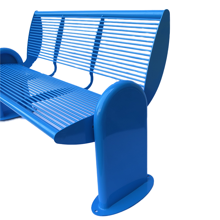 Commercial Street Furnitures L1400W650H820mm Metal Bench Seat