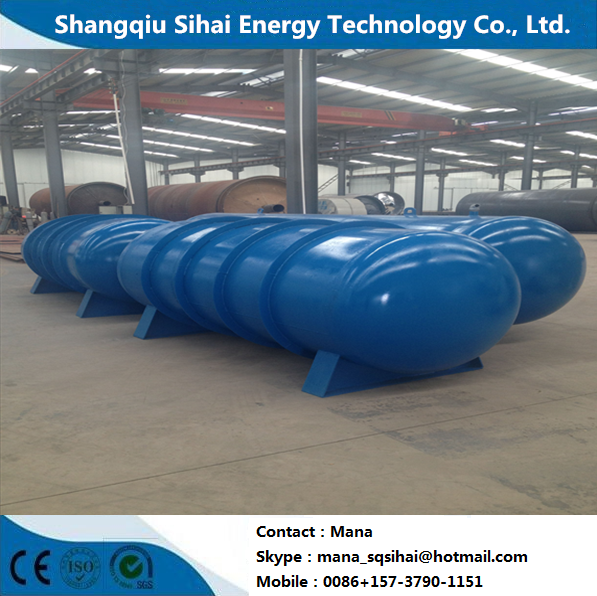 Vacuum Waste Oil Recycling to Diesel Distillation Plant 7.2-9 Tons Output in 24 Hours