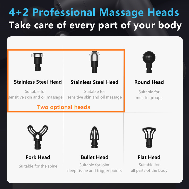 3400mAh Handheld Lightweight Massage Gun Brushless Motor Vibrating Soreness Relief