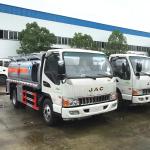 5m3 Mobile Dispenser Fuel Tank Truck PTO 5000L JAC Small Size