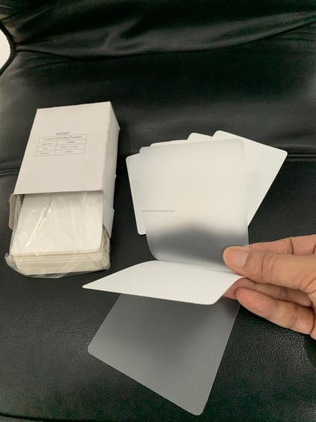 54x86mm 60x92mm 67x98mm 720mic three 3 layers WHITE INSERT laminating pouch film