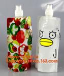 Customized logo folding sports water bottle/water bag/foldable bag for travel