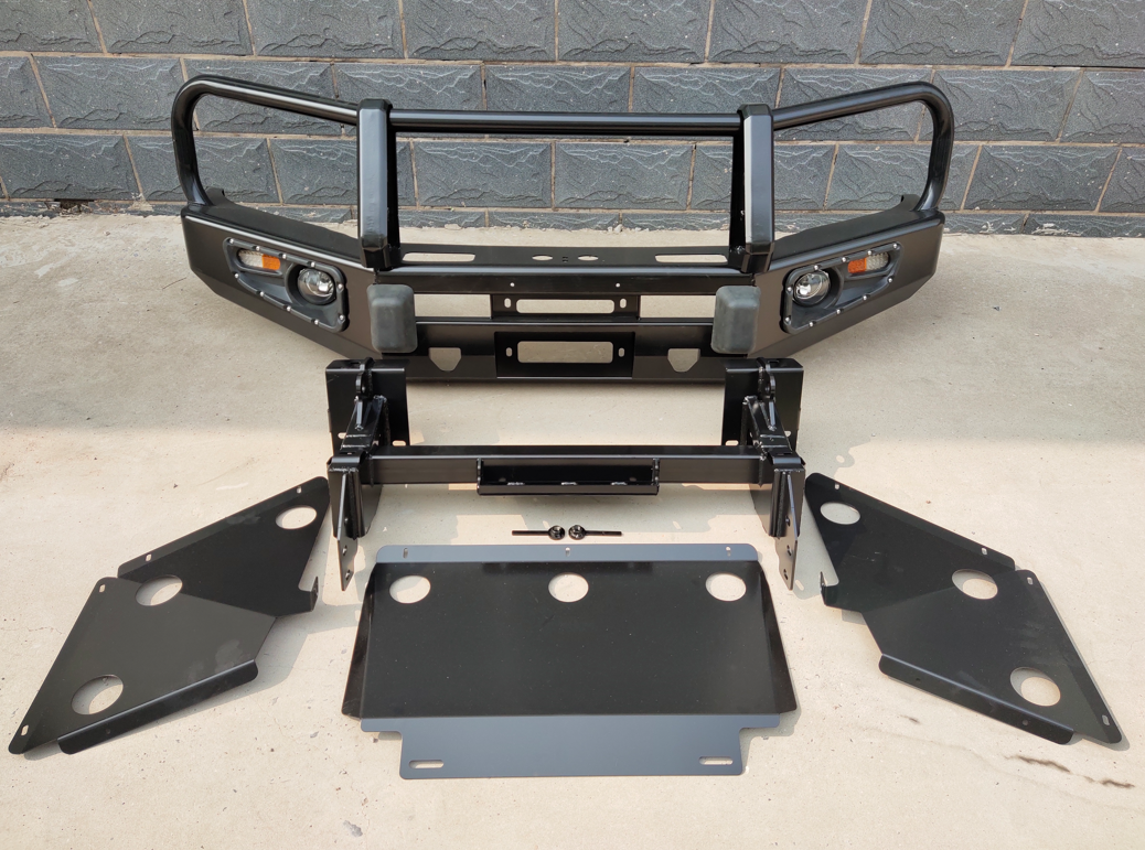 Enhance Your Toyota Tocama with this 210*66*75CM Winch Bull Bar Front Car Bumper