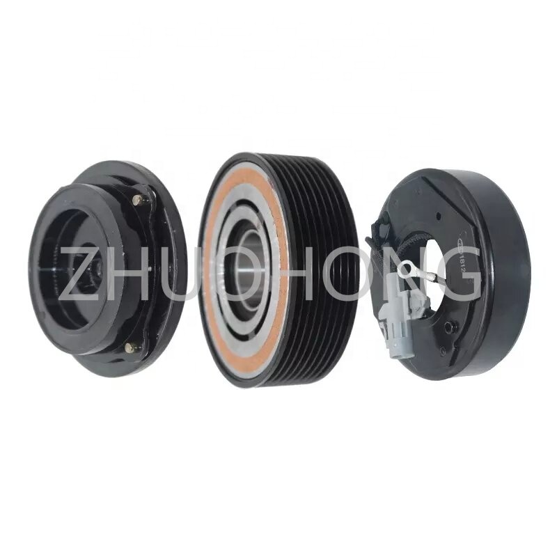6PK 110MM 12V Auto AC Compressor Pulley Clutch Kit for BMW 530 SERIES High Durability