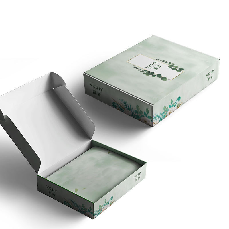 Matt Lamination PMS Corrugated Paper Packaging Box Display Airkraft Style