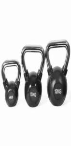Quality Rubber Gym Equipment Accessories 40 Pound Kettlebell Shoulder Chest Exercise wholesale