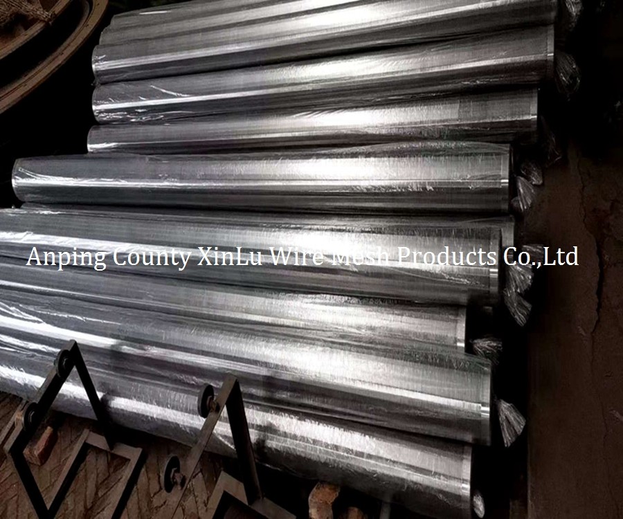 V Wire Duplex Steel Pipe SS316L Wrapped Tube Well Screen 0.1 - 30mm Slot