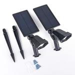 2W 240LM RGB SMD2835 LED Outdoor Solar Lawn Lights