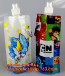 Customized logo folding sports water bottle/water bag/foldable bag for travel