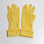 Chemical Industry Heavy Duty Rubber Gloves , Chemical Resistant Latex Gloves