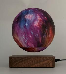 Quality 360 rotating magnetic levitation stary moon lamp light 6inch for home decor and gift wholesale