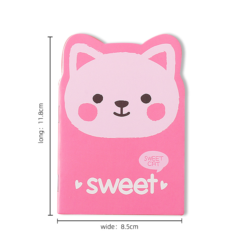 Cute Cartoon Mini Note Book Elastic Kawaii Stationery Paper Cover for Kids and Girls