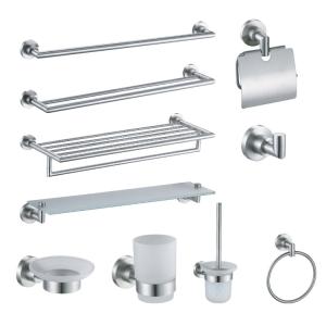 Quality Circular Bathroom Hardware Sets OEM Sus 304 Stainless Steel Bathroom Fitting wholesale