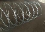 Double Coil Concertina Razor Wire Single / Double Spiral Barbed Wire