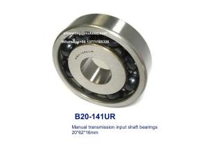 Quality B20-141UR B20-141 auto manual input shaft bearings special ball bearings for auto repair and maintenance 20x62x16mm wholesale