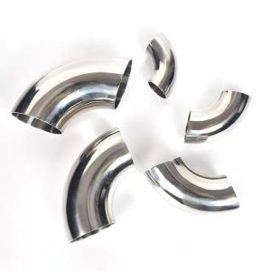 Quality ASME B16.9 Stainless Steel Welded Pipe Fitting Butt Weld Elbow For Oil And Gas wholesale