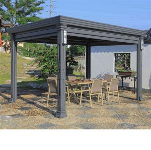 Quality Outdoor Aluminum Louvered Pergola Waterproof Gazebo Sun Shade Shelter Pergola wholesale