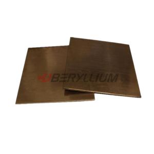 Quality CuBe2 Copper Beryllium Sheet Metal Standard ASTM B194 For Electrical Application wholesale