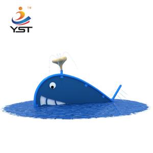 Quality Custom Water Park Playground Equipment PE Spout Shape Whale Fountain wholesale