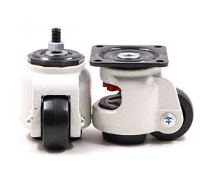Quality Aluminum Alloy Swivel Leveling Outdoor Caster Wheels 120kg Anti static wholesale